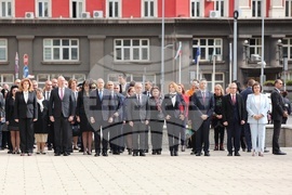 Ден на Европа - церемонията по издигането на знамето на Европейския съюз