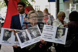 Бургас - 9-ти май - "Безсмъртния полк" - шествие