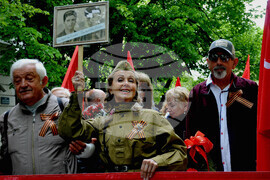 Бургас - 9-ти май - "Безсмъртния полк" - шествие