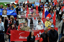 Бургас - 9-ти май - "Безсмъртния полк" - шествие