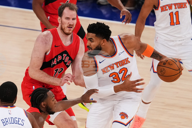 Raptors Knicks Basketball