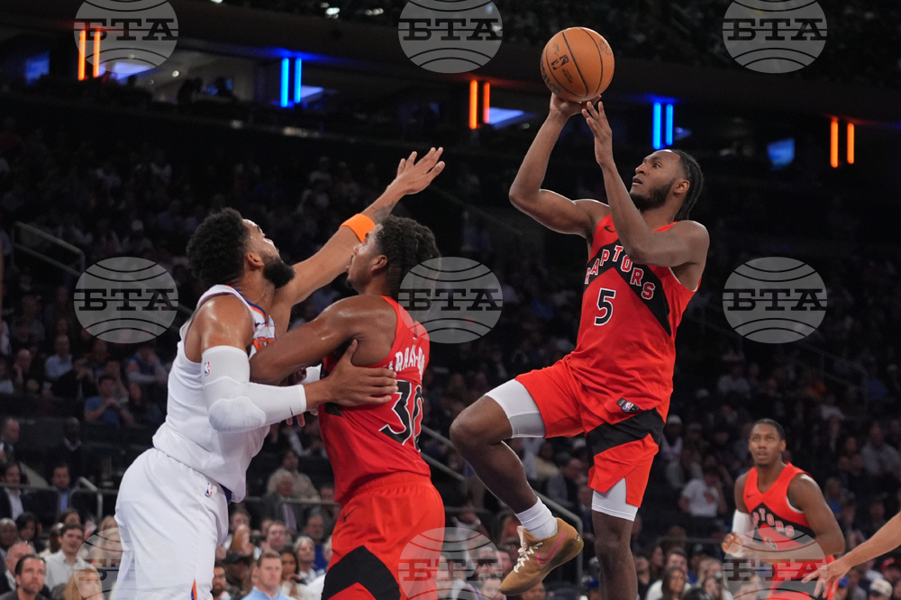 Raptors Knicks Basketball