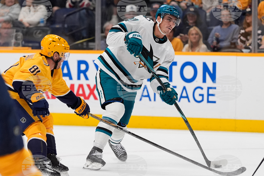Sharks Predators Hockey