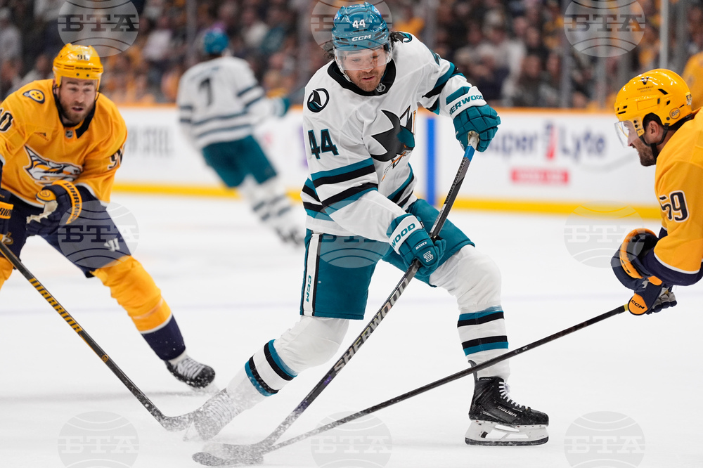 Sharks Predators Hockey