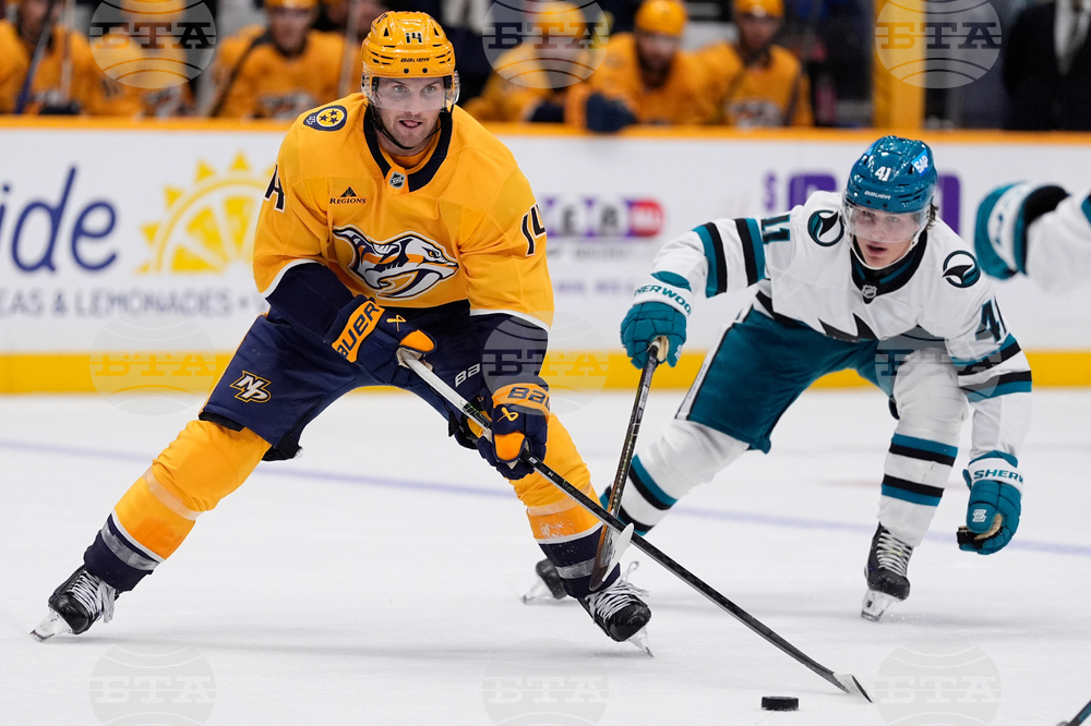 Sharks Predators Hockey