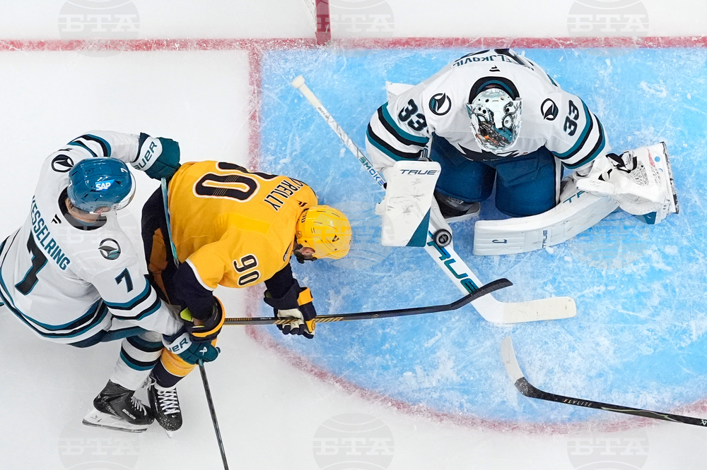 Sharks Predators Hockey