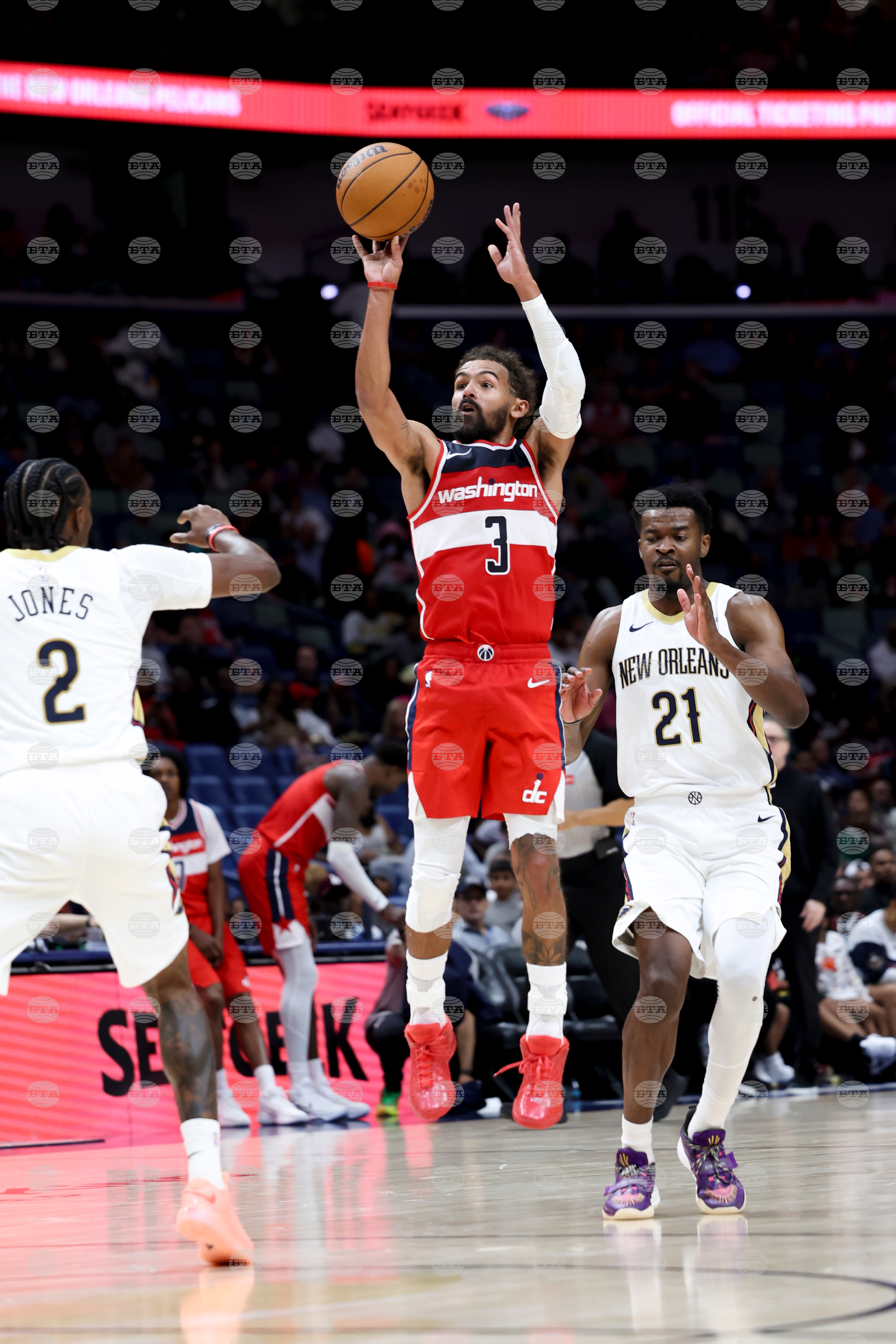 Wizards Pelicans Basketball