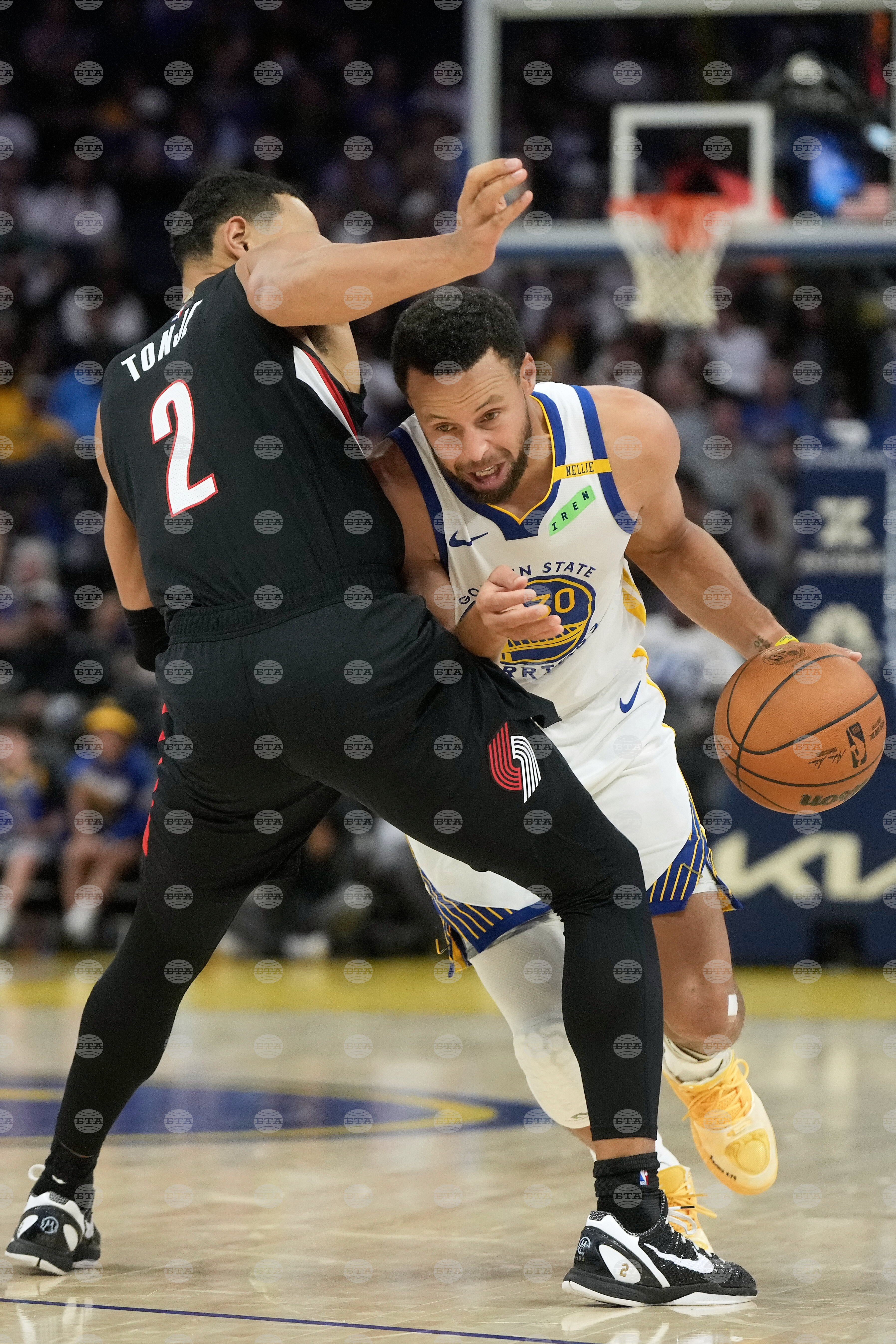 Trail Blazers Warriors Basketball