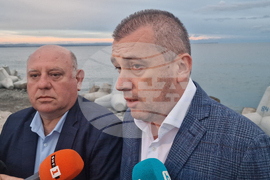 Бургас - министър на транспорта и съобщенията - брифинг