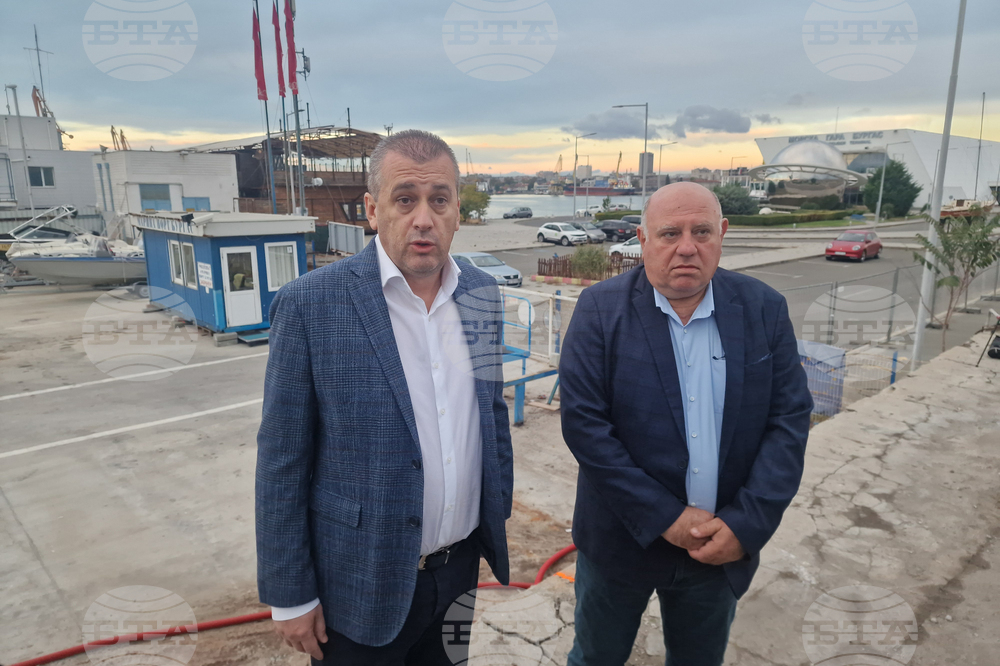 Бургас - министър на транспорта и съобщенията - брифинг
