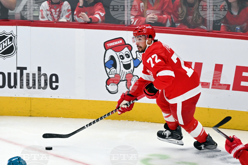 Sharks Red Wings Hockey
