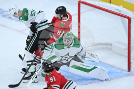 Stars Blackhawks Hockey