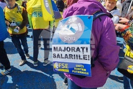 Румъния - протест - синдикати