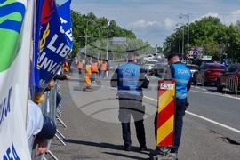 Румъния - протест - синдикати