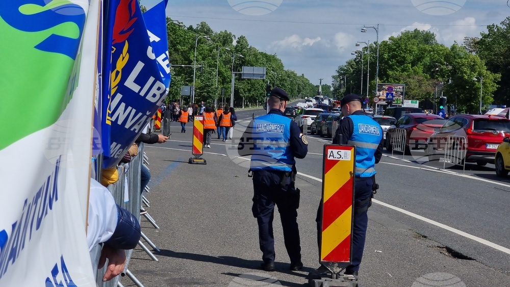 Румъния - протест - синдикати