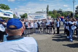 Румъния - протест - синдикати