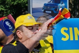 Румъния - протест - синдикати