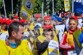 Румъния - протест - синдикати
