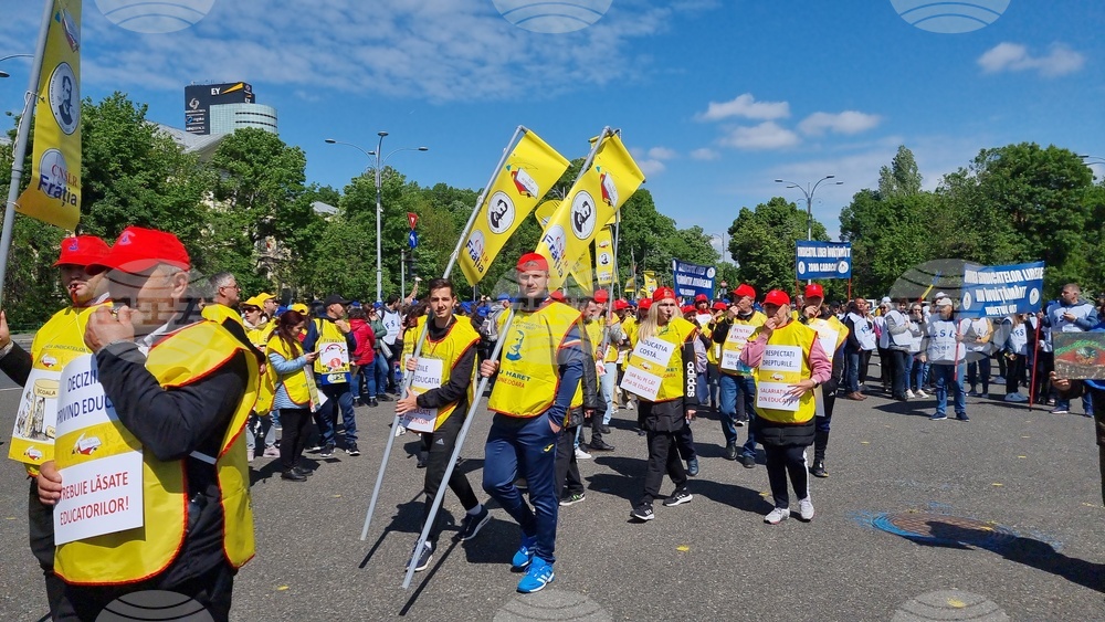 Румъния - протест - синдикати