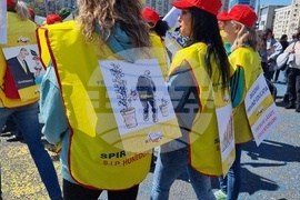 Румъния - протест - синдикати