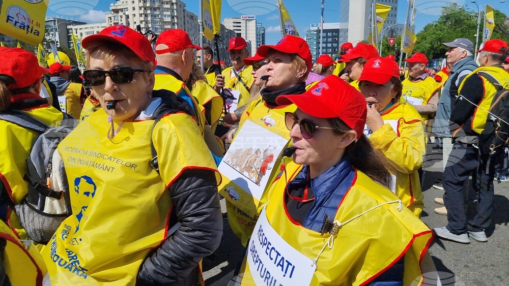 Румъния - протест - синдикати