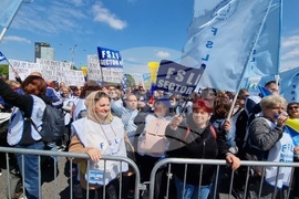 Румъния - протест - синдикати