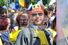 Румъния - протест - синдикати