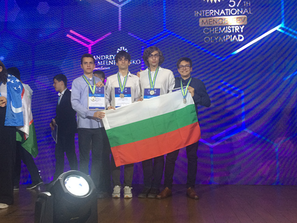 Silver Medals for All Bulgarian Team Members at International Mendeleev Chemistry Olympiad