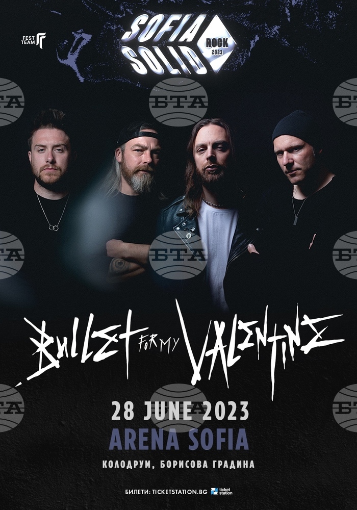 Bullet For My Valentine is Coming to Sofia on June 28