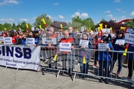 Румъния - Национален статистически институт - протест