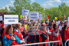 Румъния - Национален статистически институт - протест