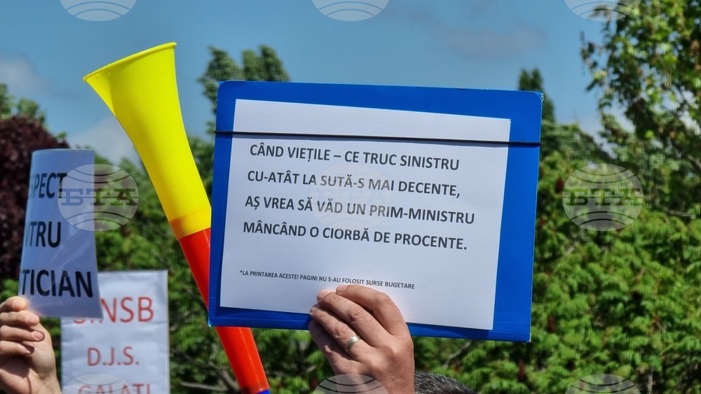 Румъния - Национален статистически институт - протест