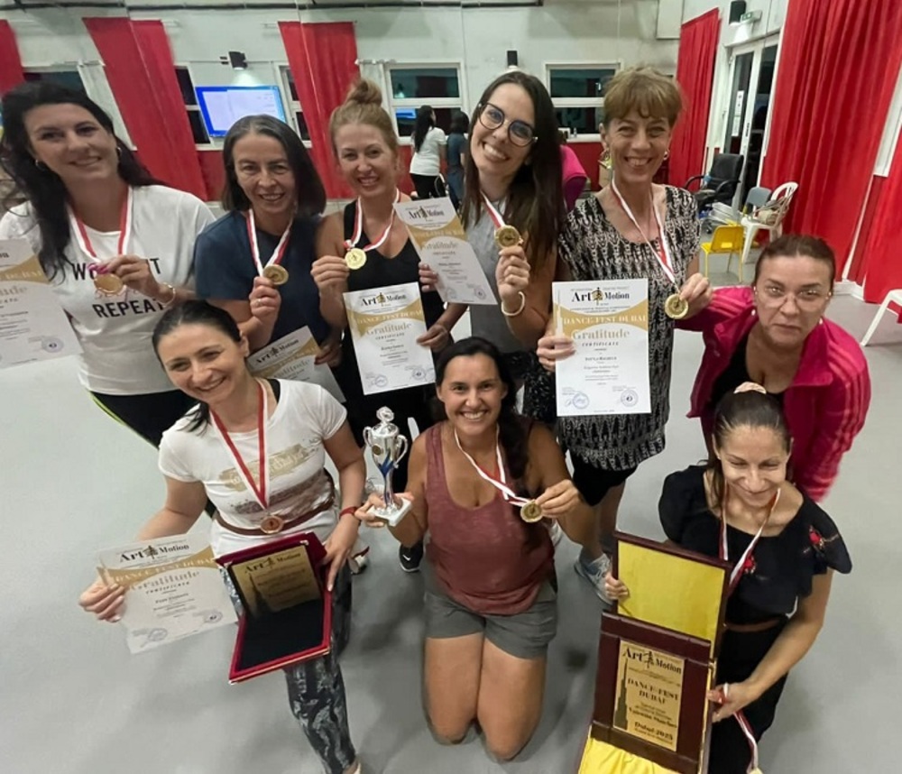Bulgarian Club with Awards at International Dance Festival in Dubai