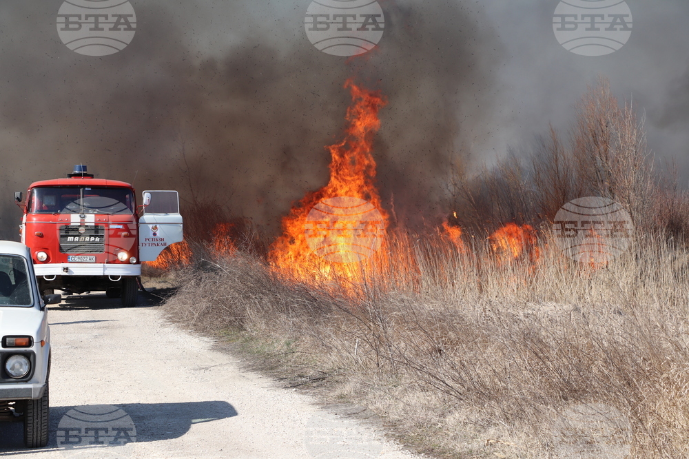 Потушен е пожарът в защитена местност „Калимок – Бръшлен“ край Тутракан