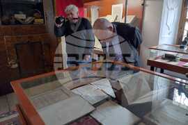 Румъния - музей - фототипно копие на Рибния буквар - дарение