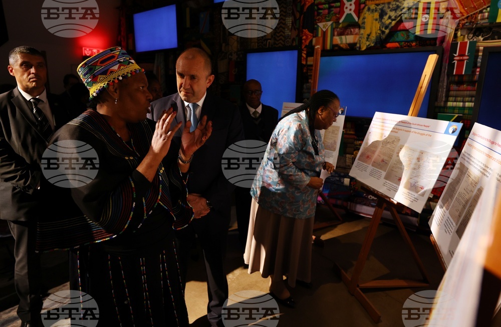 President Radev Opens Exhibition about Bulgarian Support for Struggle of South Africa's People against Apartheid