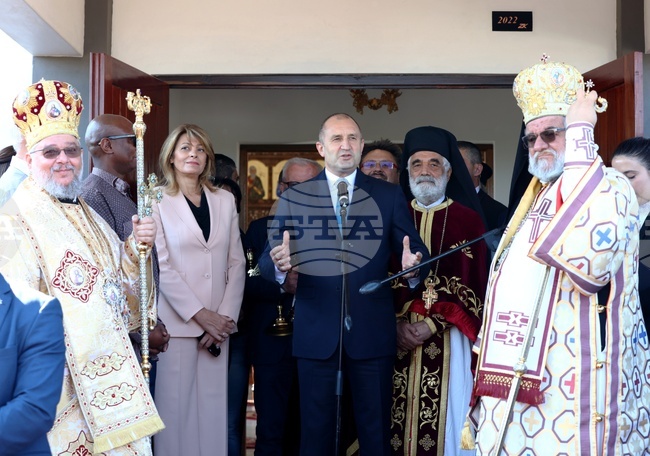 РЮА - Румен Радев - Български православен храм "Св. Иван Рилски" - църковно-религиозна служба