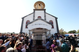 РЮА - Румен Радев - Български православен храм  "Св. Иван Рилски" - църковно-религиозна служба