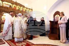 РЮА - Румен Радев - Български православен храм  "Св. Иван Рилски" - църковно-религиозна служба