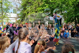 Търговище - сапунени балони - шоу