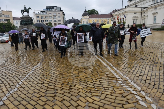 Национален протест - пострадали при пътнотранспортни произшествия