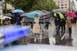 Национален протест - пострадали при пътнотранспортни произшествия