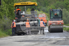 Село Малък Поровец - ремонт на републикански път