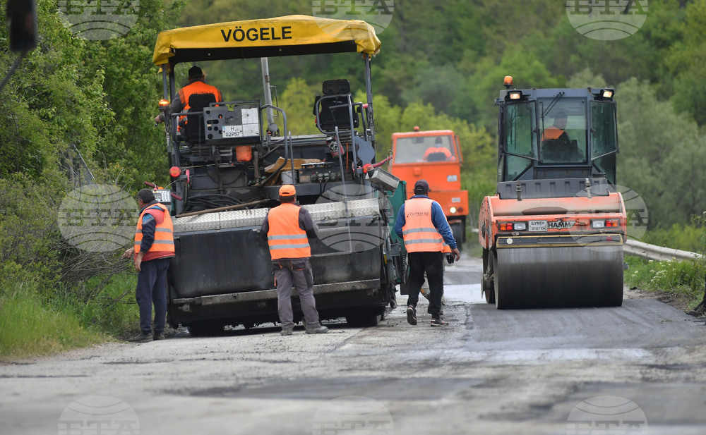 Село Малък Поровец - ремонт на републикански път