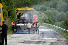 Село Малък Поровец - ремонт на републикански път
