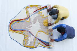 Румъния - Килими, вдъхновени от кукери, показва българка на Румънската седмица на дизайна в Букурещ