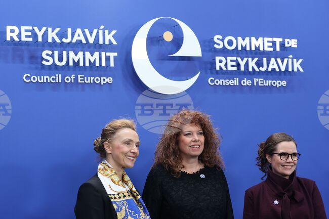 Исландия - Съвет на Европа - участници - посрещане