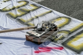  Работещи в Българското национално радио (БНР) - протест