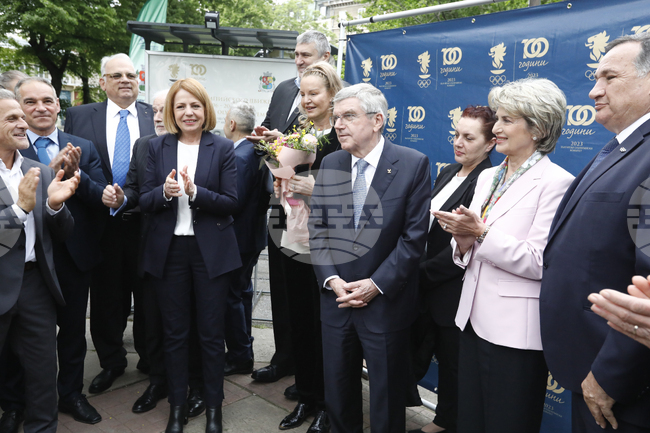 Изложба "100 години БОК" - Томас Бах