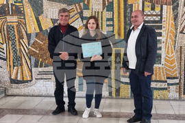 Добрич - връчване на сертификати на украински граждани